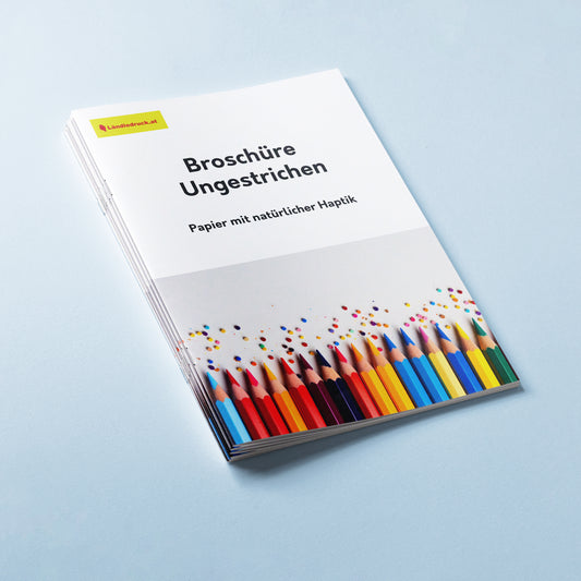 Broschüren Ungestrichen
